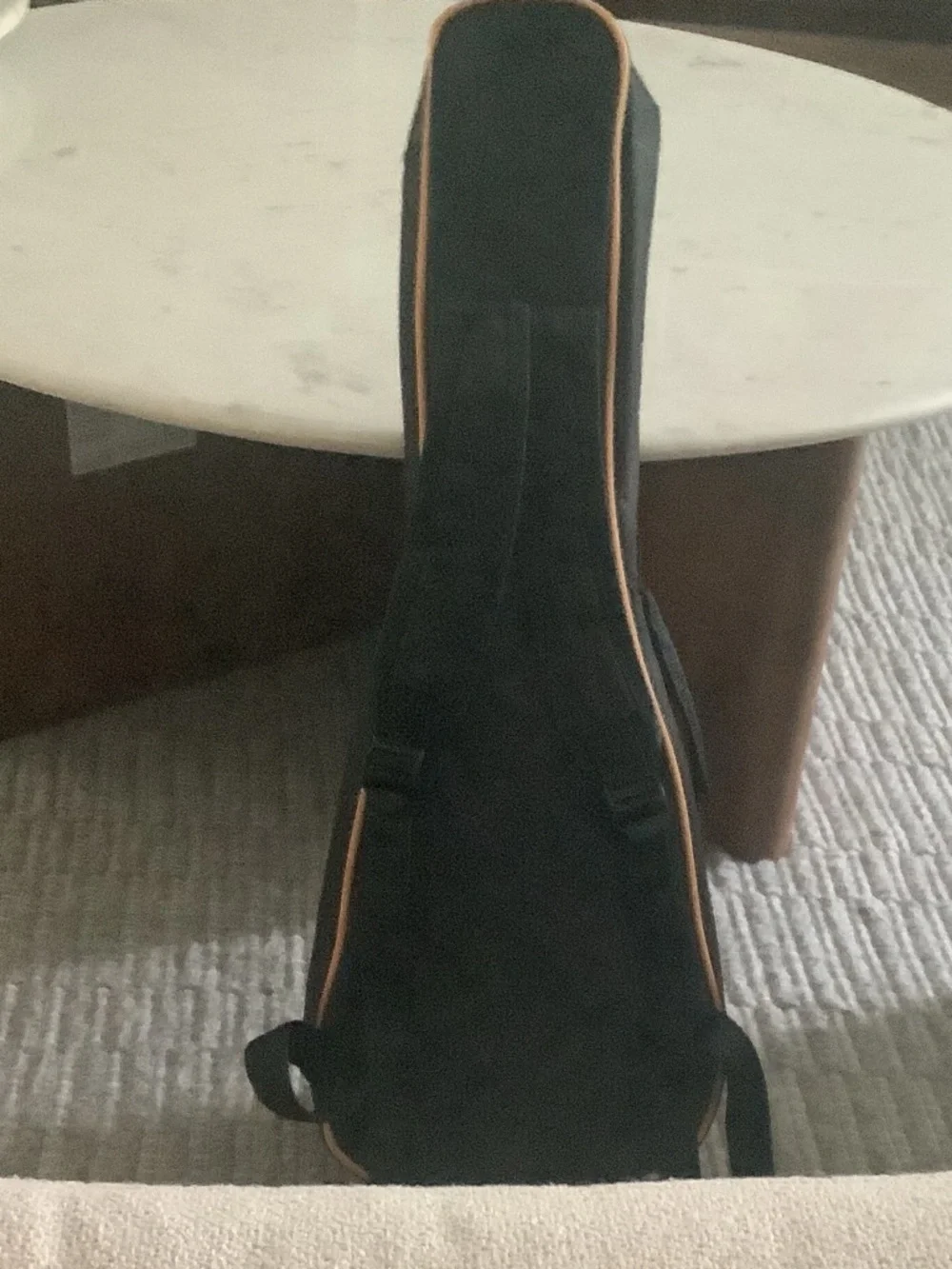 Black and Tan Tenor Ukulele and Bag